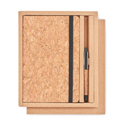 A5 Cork Notebook With Pen | SUBER SET - MO6202