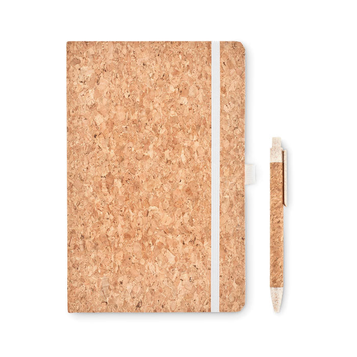 A5 Cork Notebook With Pen | SUBER SET - MO6202