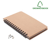 Cuaderno de cultivo de pino A5™ | GROWNOTEBOOK™ - MO6225