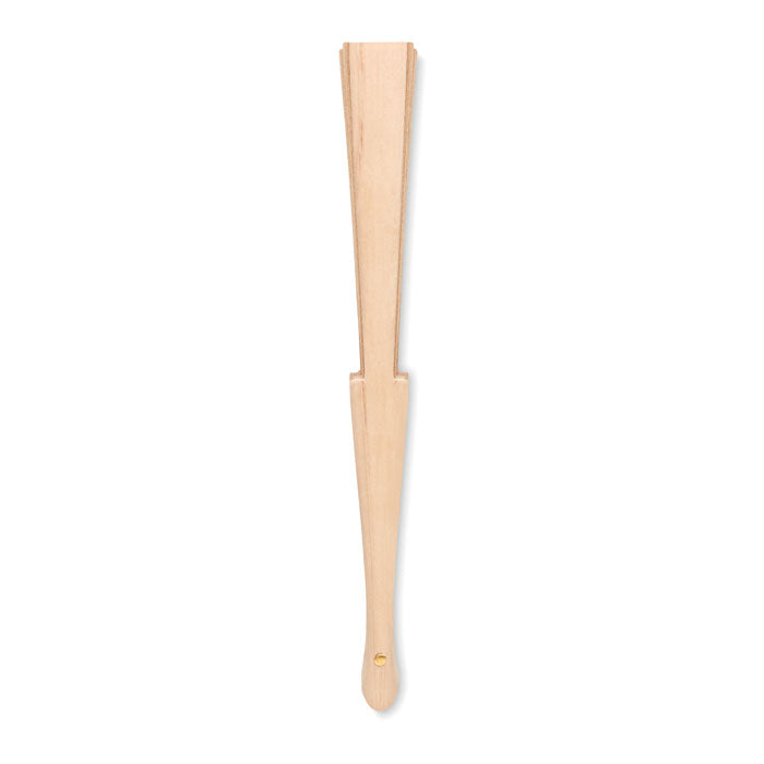 Wood Hand Fan With Cork Fabric | FANNY CORK - MO6232