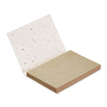 Bloc de notas adhesivas de papel de hierba con cubierta de papel de semillas | GROW ME MO6234