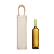 Bolsa de vino de yute para una botella | CAMPO DE VINO - MO6258