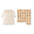 Wooden Educational Counting Game in Cotton Pouch | EDUCOUNT MO6398