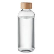 Glazen Fles 650ml Bamboe Deksel | FRIES - MO6426