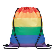 Mochila con cordón de Rpet del arco iris | ARCO - MO6436