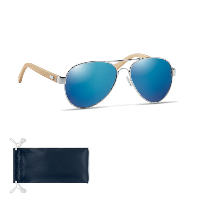 Bamboo Sunglasses In Pouch | HONIARA - MO6450