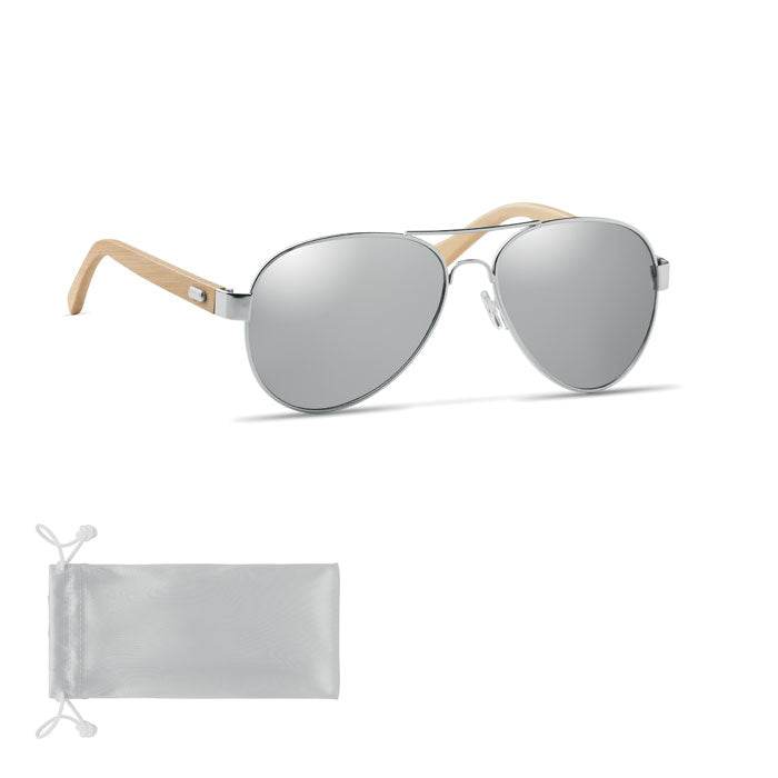 Bamboo Sunglasses In Pouch | HONIARA - MO6450