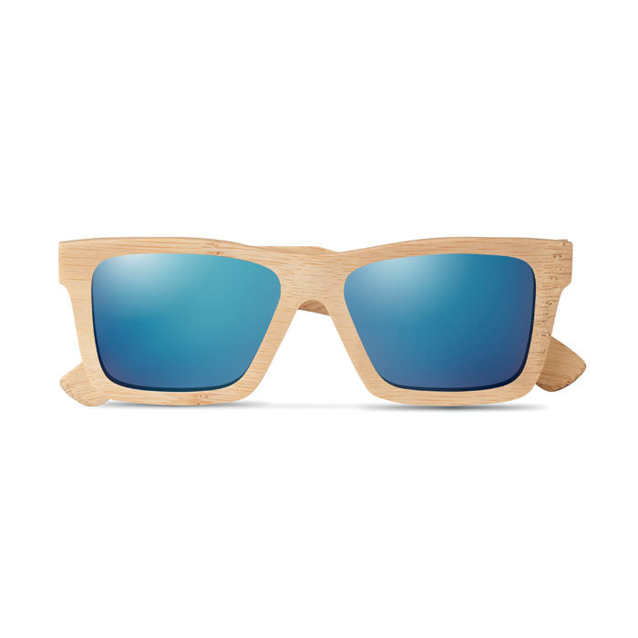 Sunglasses And Case In Bamboo | WANAKA - MO6454