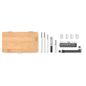 21 Pcs Tool Set In Bamboo Case | GALLAWAY - MO6496