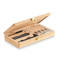 21-Piece Tool Set in Bamboo Case | GALLAWAY MO6496