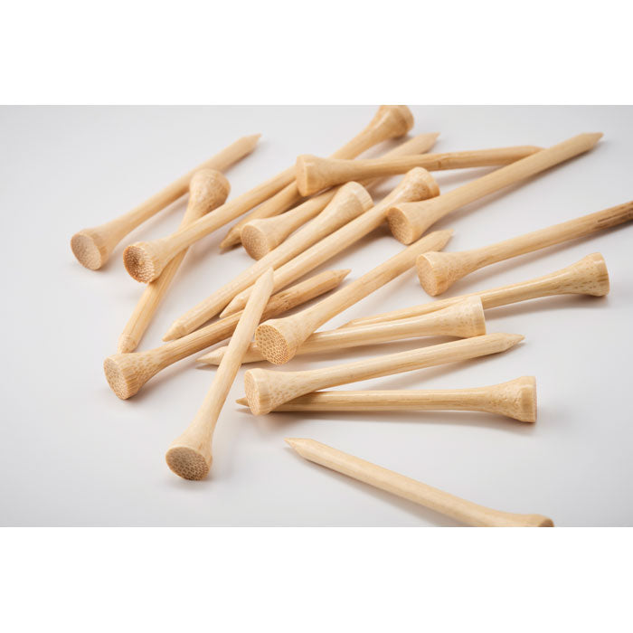 20 Bamboo Golf Tees Set | BIRDIE - MO6522