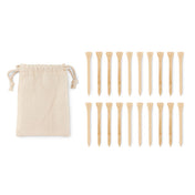 20 Bamboo Golf Tees Set | BIRDIE - MO6522