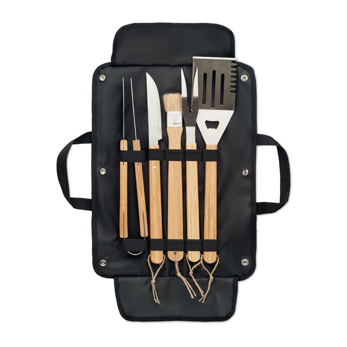 5 Bbq Tools In Pouch | ALLIER - MO6537