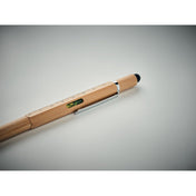 Spirit Level Pen In Bamboo | TOOLBAM - MO6559