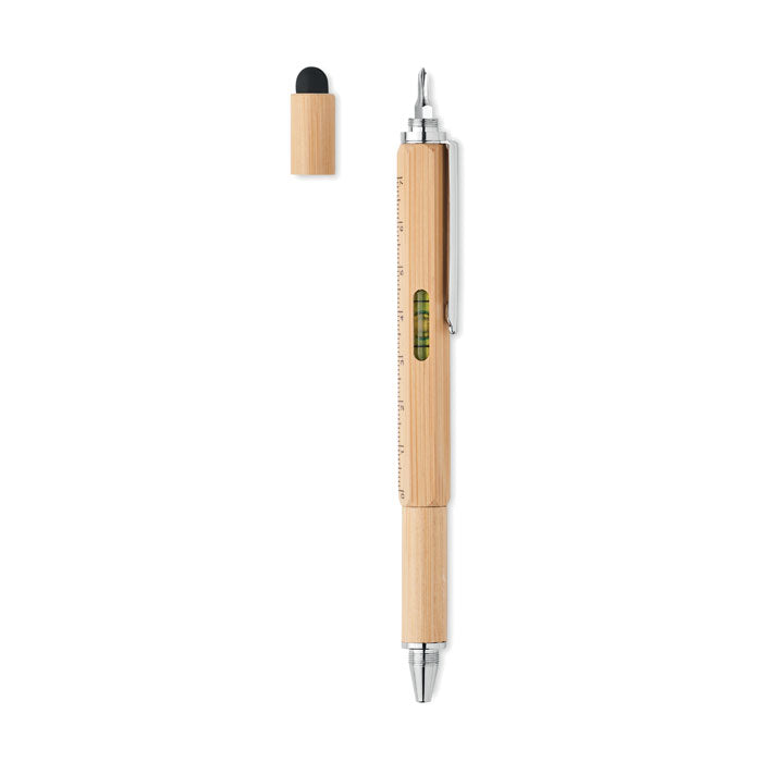 Spirit Level Pen In Bamboo | TOOLBAM - MO6559