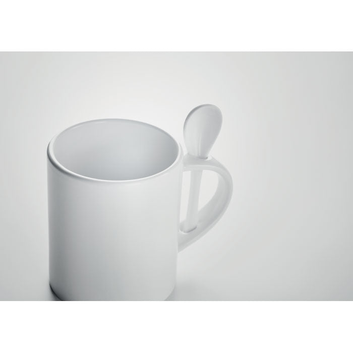 Taza Sublimación Cerámica 300 ml | CUCHARA SUBLIM - MO6581