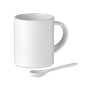 Taza Sublimación Cerámica 300 ml | CUCHARA SUBLIM - MO6581