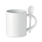 Taza Sublimación Cerámica 300 ml | CUCHARA SUBLIM - MO6581