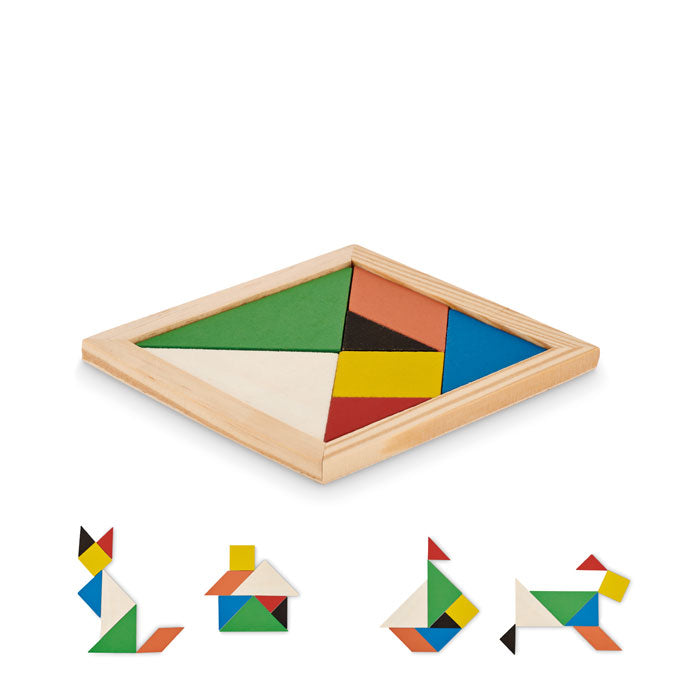 Rompecabezas Tangram En Madera | TANGRAM-MO6693