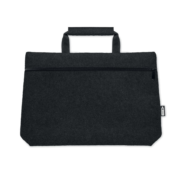 Rpet Felt Zippered Laptop Bag | TAPLA - MO6718