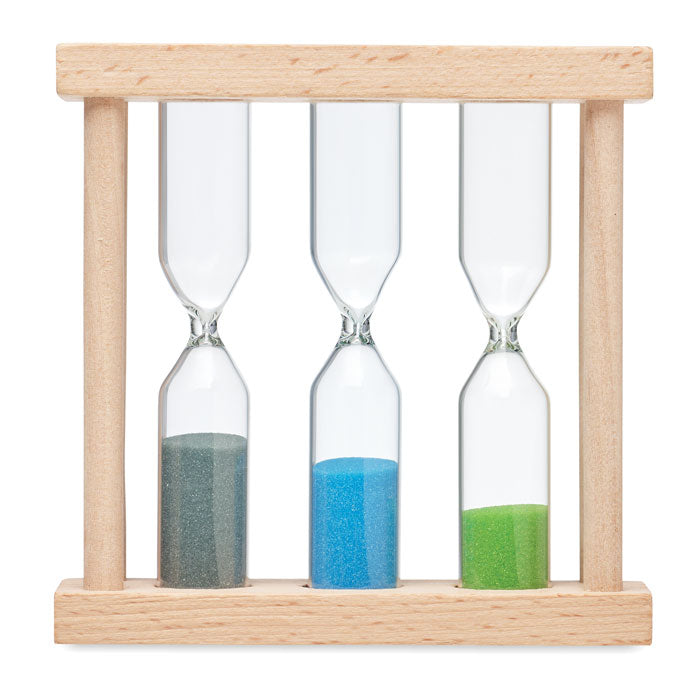 Set Of 3 Wooden Sand Timer | EI - MO6762