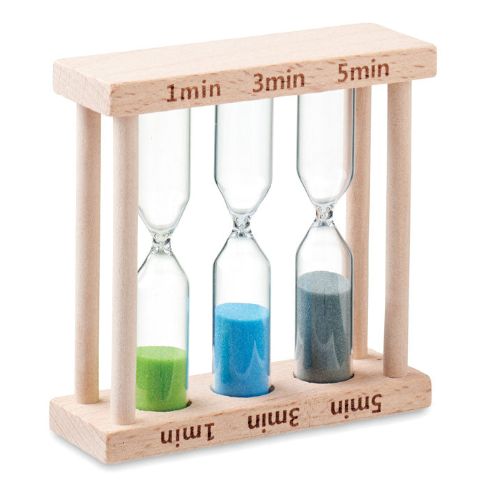 Set Of 3 Wooden Sand Timer | EI - MO6762