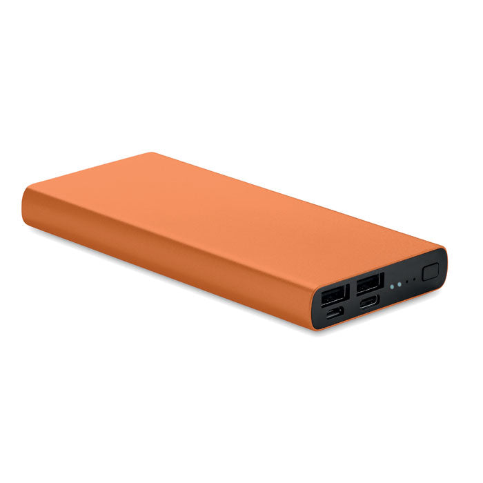 Power Bank 10000mAh USB‑C PD 18W, Recycled Aluminium | POWERFLAT 8 C MO6770