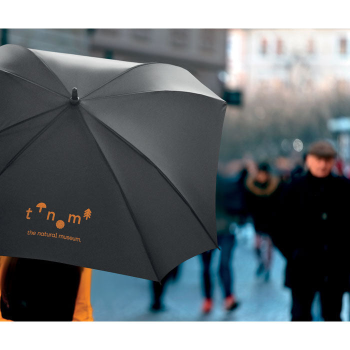 Windproof Square Umbrella | MO6782 | Organic Black – Organic Blank
