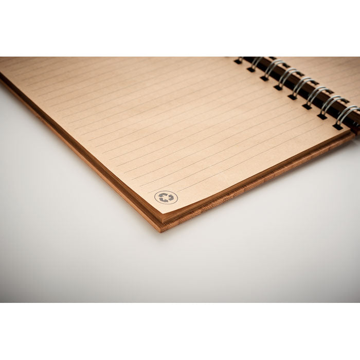 A5 Ring Bound Bamboo Notebook | BRAM - MO6790