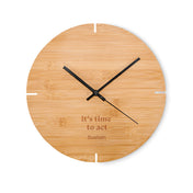 Round Shape Bamboo Wall Clock | ESFERE - MO6792