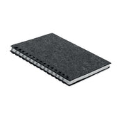 Cuaderno A5 con tapa de fieltro Rpet | FIELTRO ANILLO - MO6964