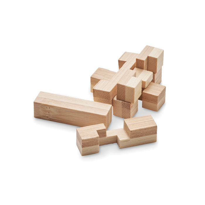 Bamboo Brain Teaser Puzzle | MO6988 | Organic Black – Organic Blank