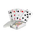Spielkarten aus Papier in silberner Blechdose - 54 Karten | AMIGO MO7529