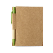 Gerecycled notitieboek met pen | CARTOPAD - MO7626