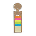 Lightbulb Bookmark with Sticky Notes and Ruler in Recycled Carton | IDEA MO7804