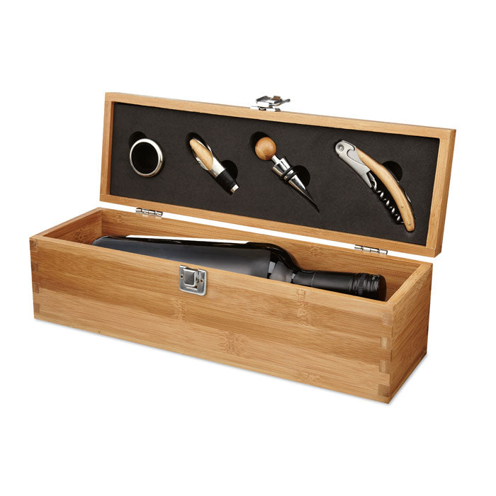 Wine Set In Bamboo Box | TARDOR - MO8293