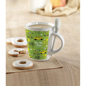 Sublimation Mug With Spoon | SUBLIMKONIK - MO8442