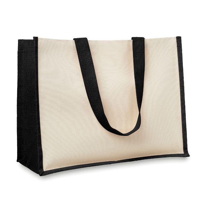 Jute en canvas boodschappentas | CAMPO DE FIORI - MO8967