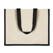 Jute And Canvas Shopping Bag | CAMPO DE FIORI - MO8967