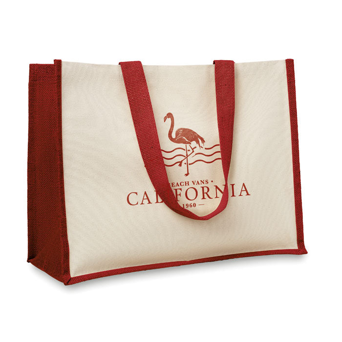 Jute en canvas boodschappentas | CAMPO DE FIORI - MO8967