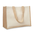 Jute- und Canvas-Einkaufstasche | CAMPO DE FIORI - MO8967