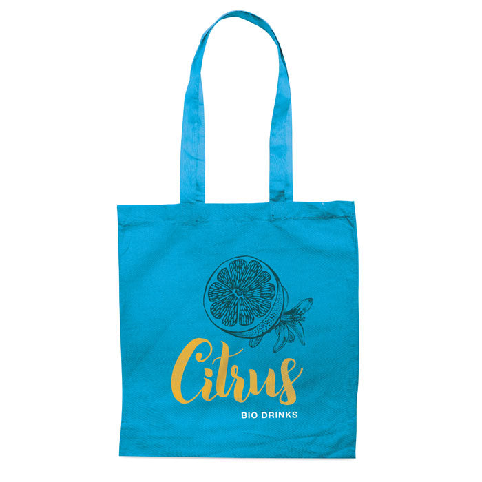 【2plan】Broad cotton eco bag Cottonel Colour Shopping Bag | MO9268 | Organic Black