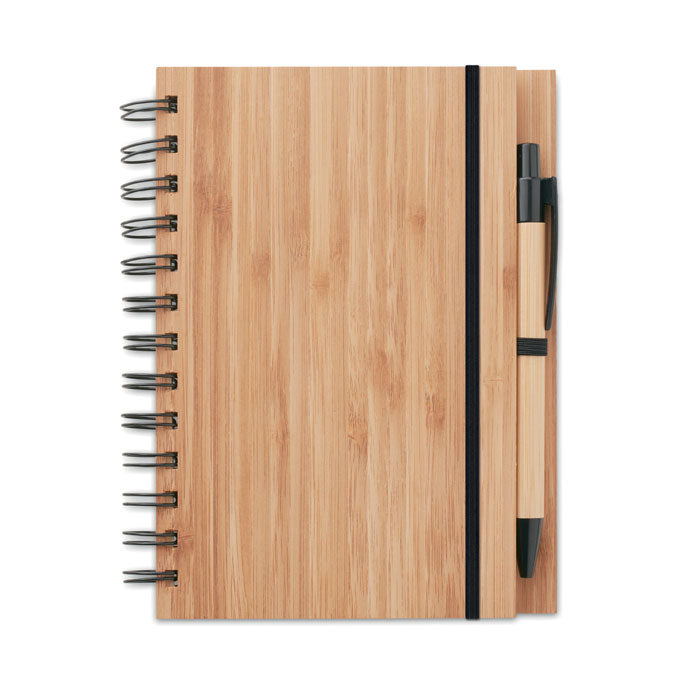 Bamboo Notebook With Pen Lined | BAMBLOC - MO9435