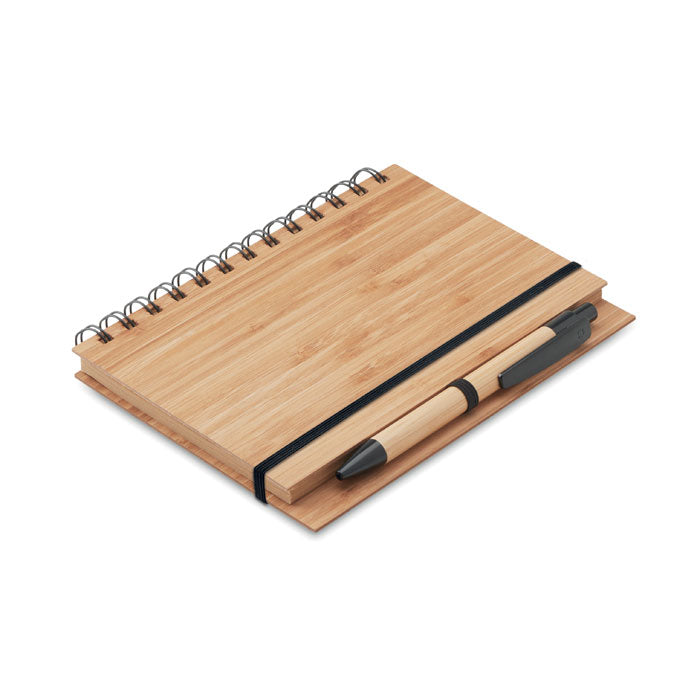 Bamboo Notebook With Pen Lined | BAMBLOC - MO9435