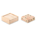 Dedo del pie de madera Tic Tac | TIC TAC TOE - MO9493
