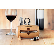 4 Pcs Wine Set In Wooden Stand | BOTA - MO9523