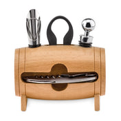 4 Pcs Wine Set In Wooden Stand | BOTA - MO9523