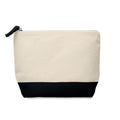 Zweifarbige Baumwoll-Kosmetiktasche | KLEUREN - MO9815
