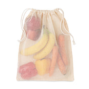 Bolsa para alimentos de algodón de 140 g/m² | VEGETARIANO - MO9865