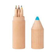 6 Pencils In Wooden Box | PETIT COLORET - MO9875